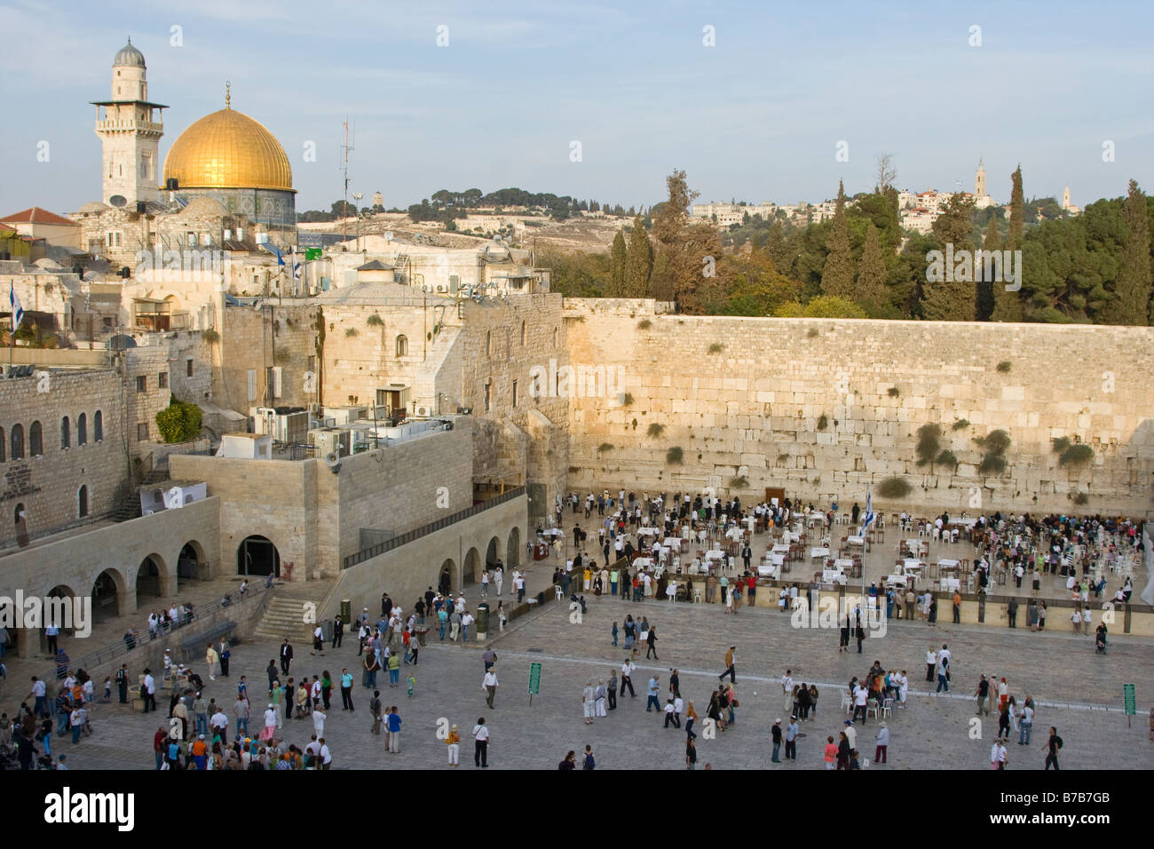 Klagemauer in Jerusalem Stockfoto