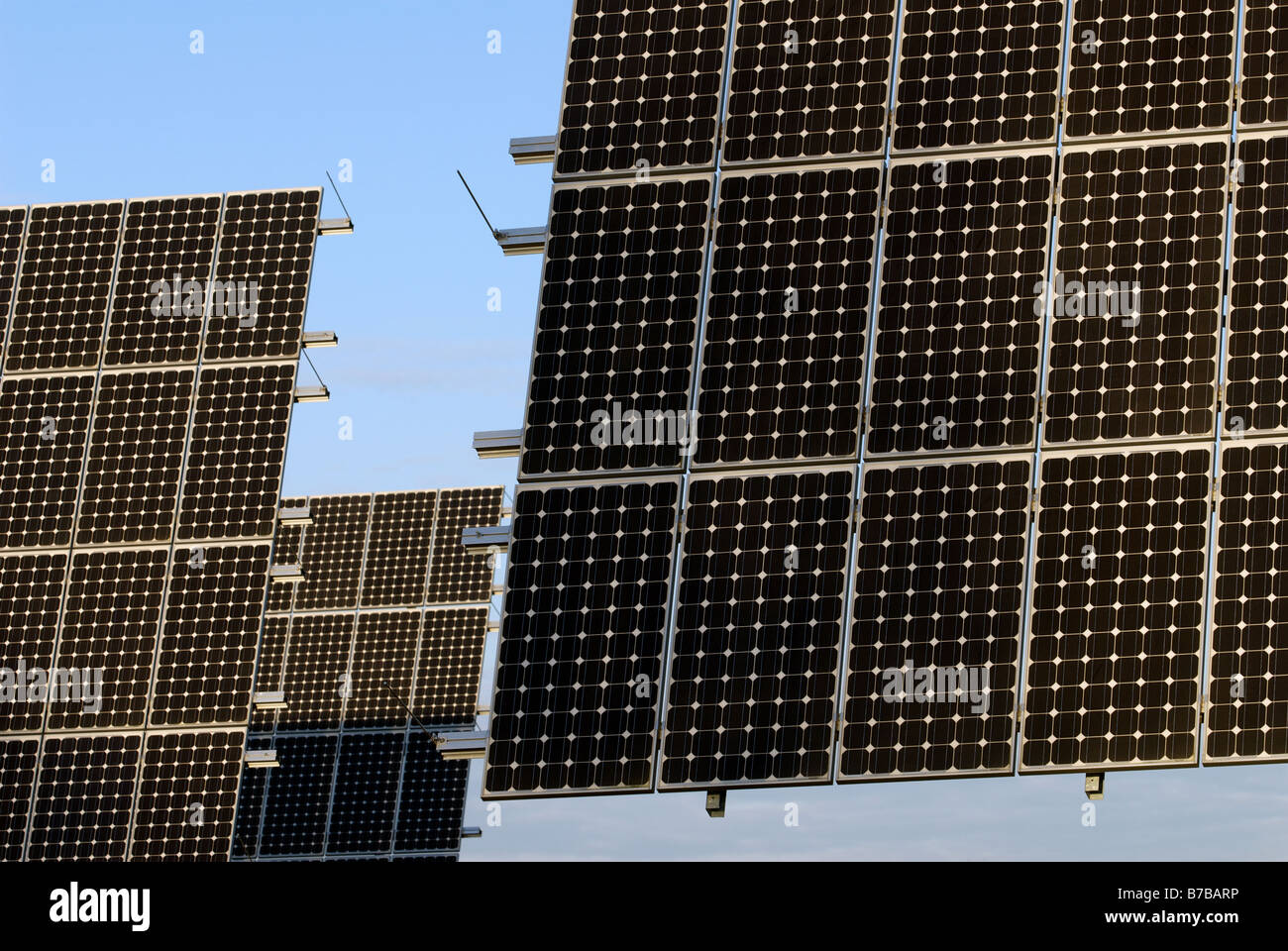 Solar-Energie-Kraftwerk, Barver, Niedersachsen, Deutschland. Stockfoto