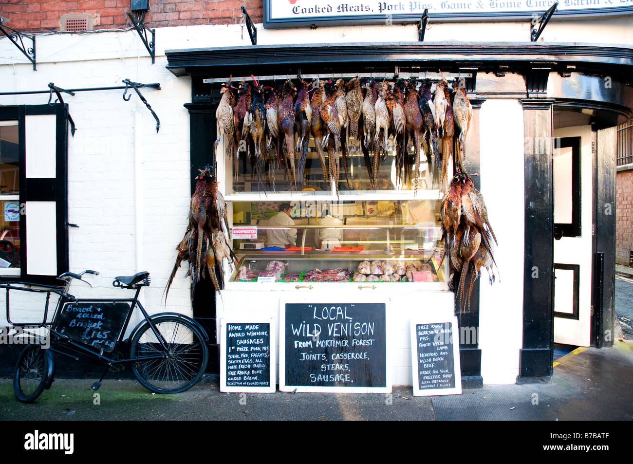 Spiel Fleischer in Ludlow England Stockfoto