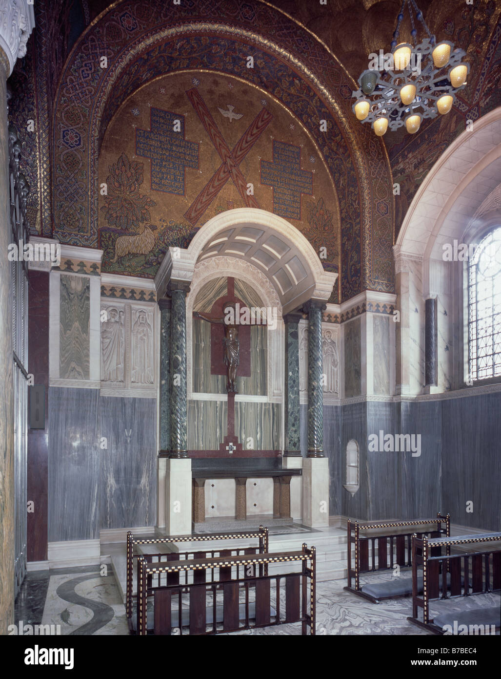 Saint Andrew Kapelle Westminter Kathedrale Stockfoto