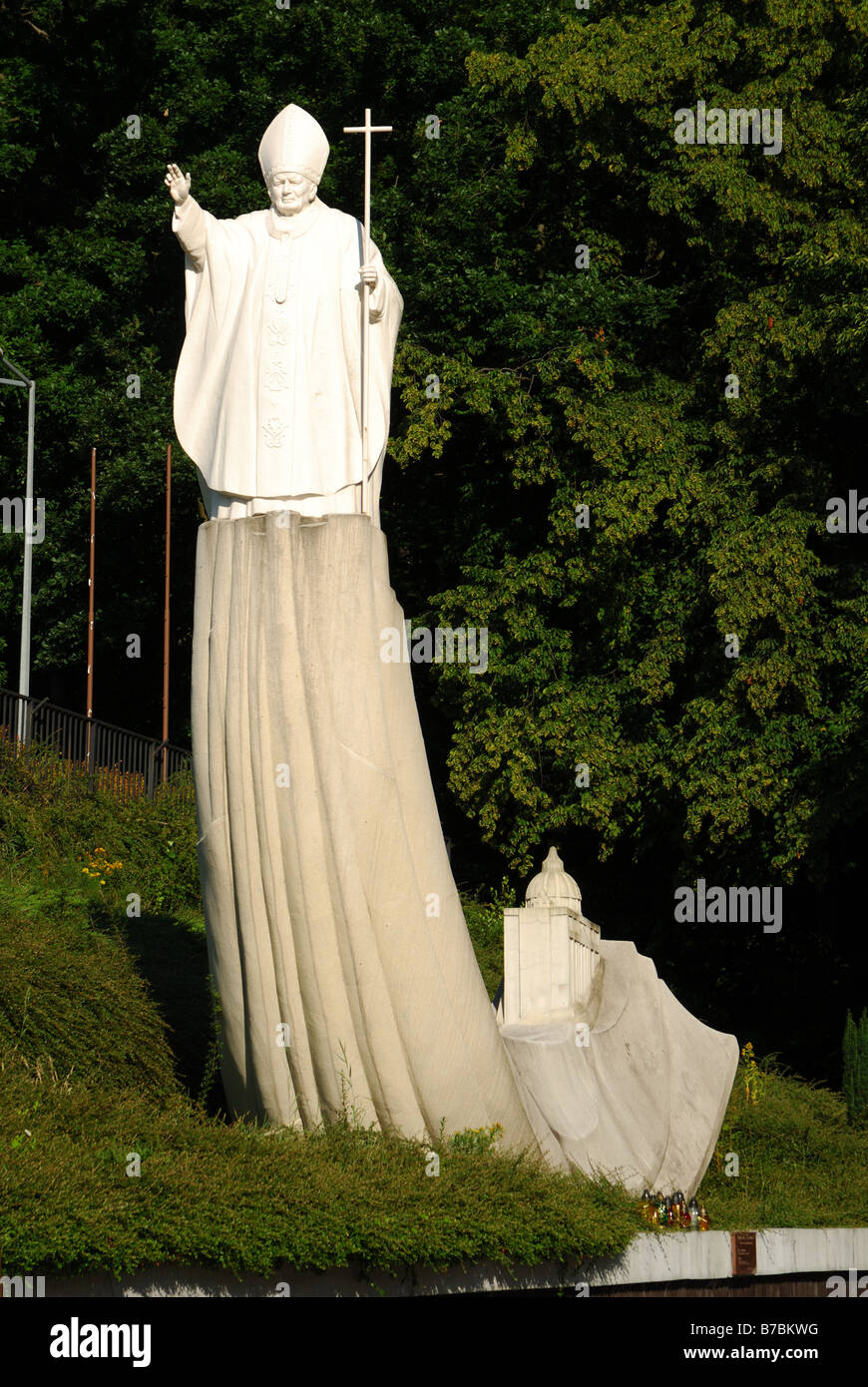 Johannes Paul II.-Denkmal Stockfoto