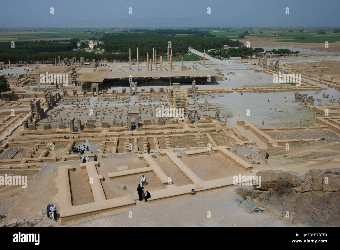 Antiken persischen Ruinen von Persepolis im Iran Stockfoto