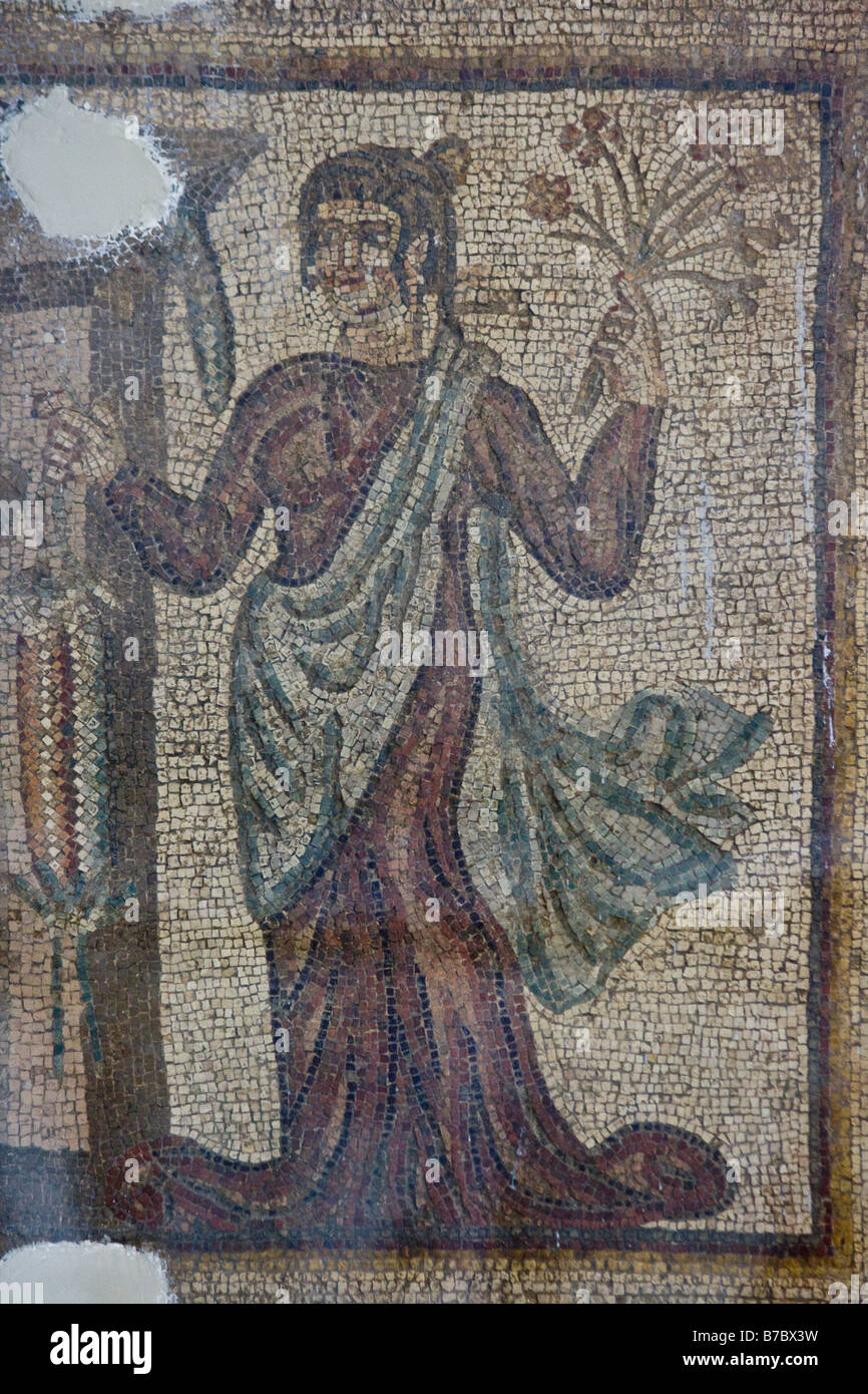 Bishapur römisches Mosaik vom Nationalmuseum in Teheran-Iran Stockfoto