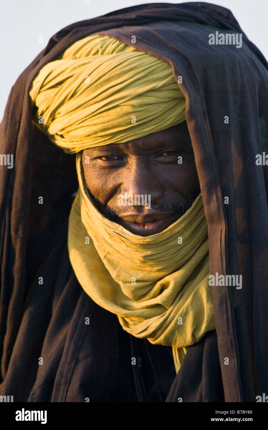 Tuareg-Mann in Timbuktu Mali Stockfoto