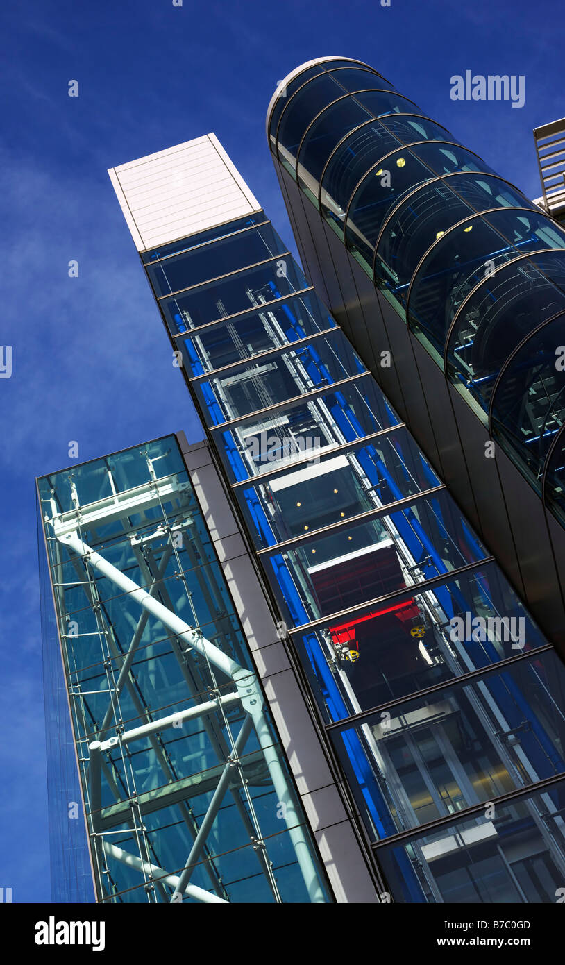 Modernen kontrastierenden Architektur in London Stockfoto