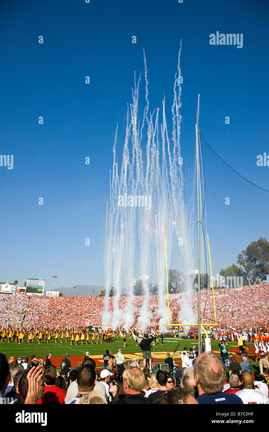 Jährliche neue Jahre Tag Rose Bowl-Football-Spiel.  USC gegen PSU, Pasadena, Kalifornien, USA Stockfoto