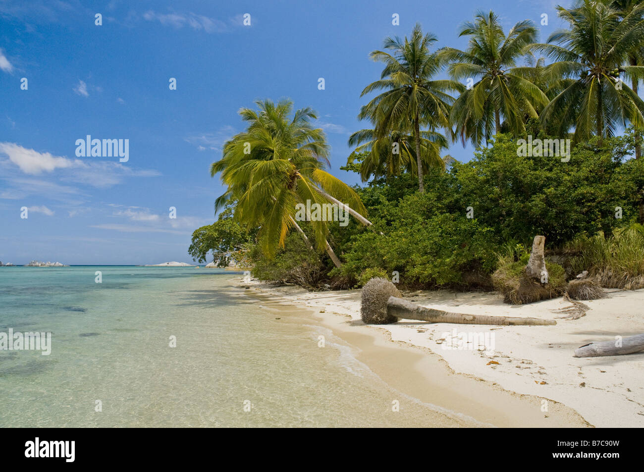 Schöne Insel Belitung Stockfoto
