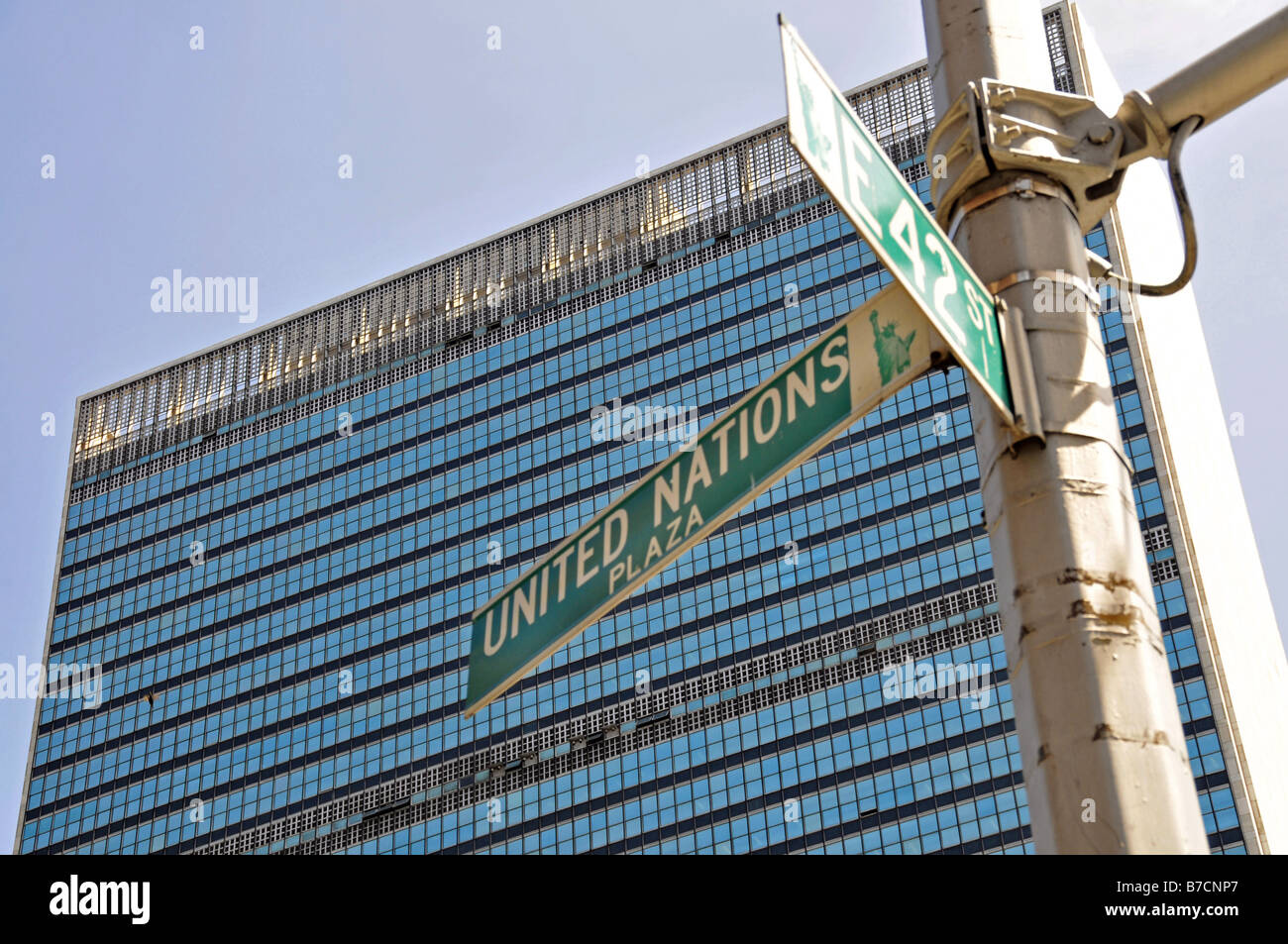 UN-Hauptquartier, USA, New York City, Manhattan Stockfoto