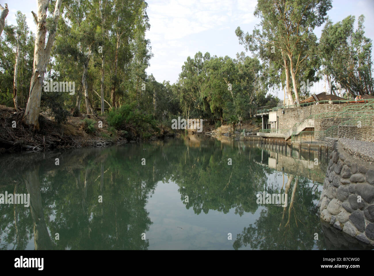 Jordan River in Galiläa, Heiliges Land, Israel Stockfoto