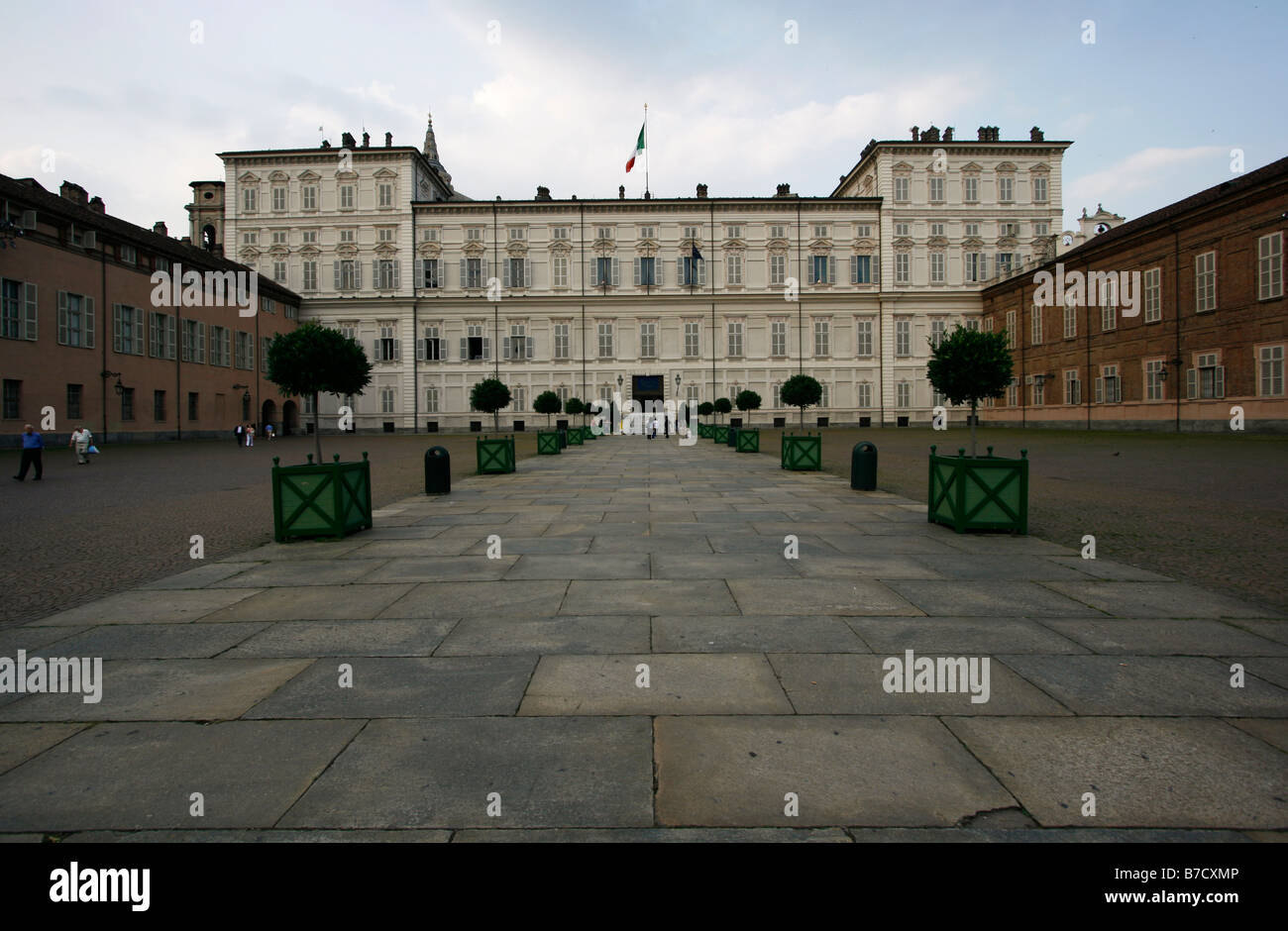 Royal Palace von Turin, Palazzo Reale, Haus von Savoyen, Piazza Castello, Turin, Italien, Piazza Castello Stockfoto