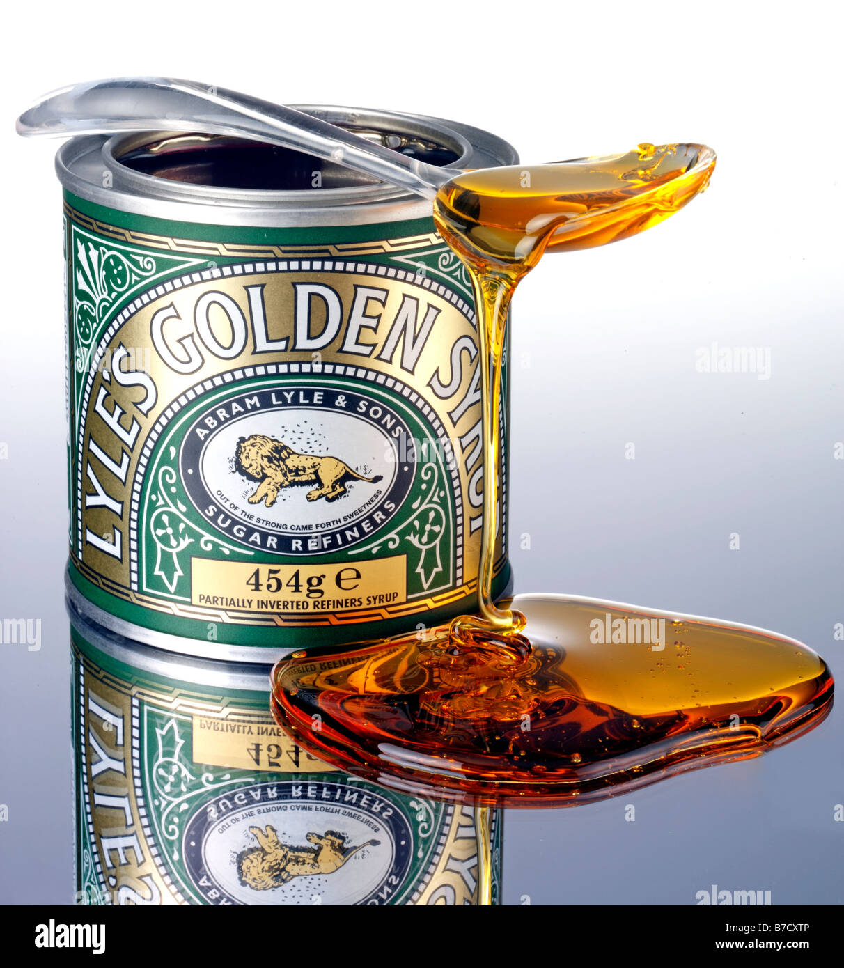 DER SIRUP KANN Stockfoto