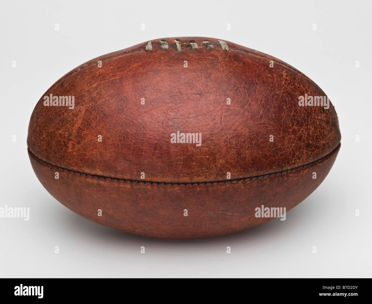 Ein Leder Australian Rules football Stockfoto