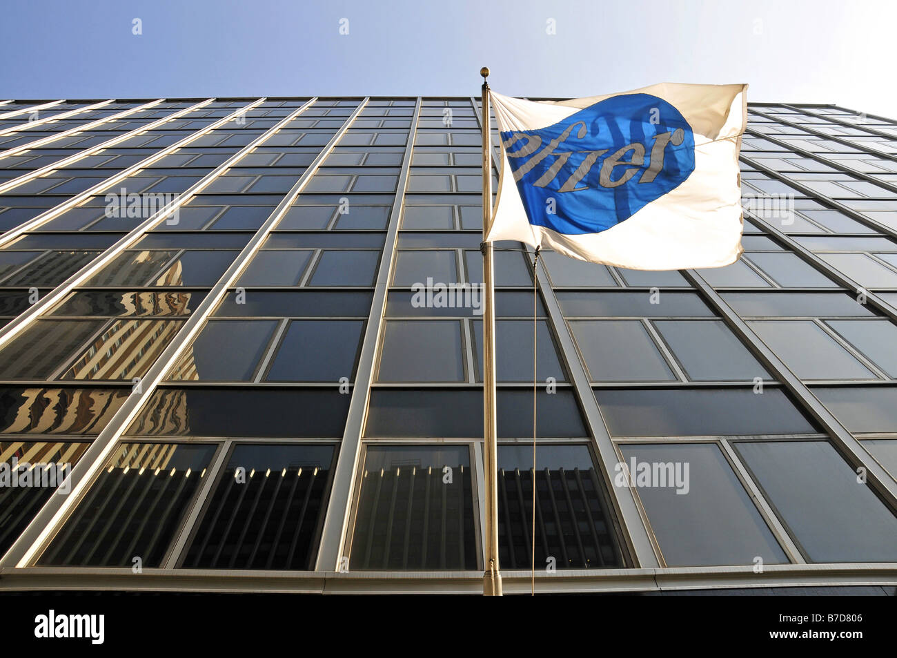 Pfizer Headquarter, USA, New York City, Manhattan Stockfoto