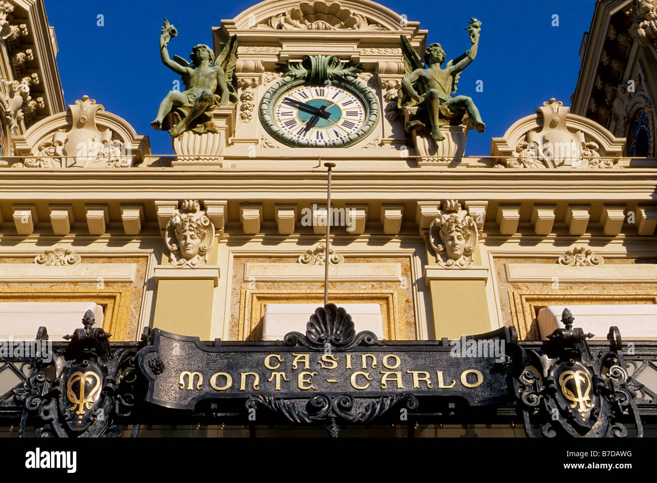 Die renommierten Casino von Monte Carlo-Eingang Stockfoto