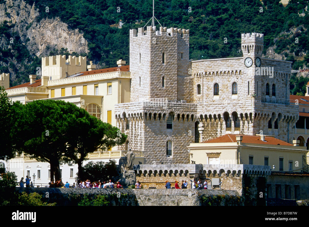 Der Fürstenpalast von Monaco Stockfoto
