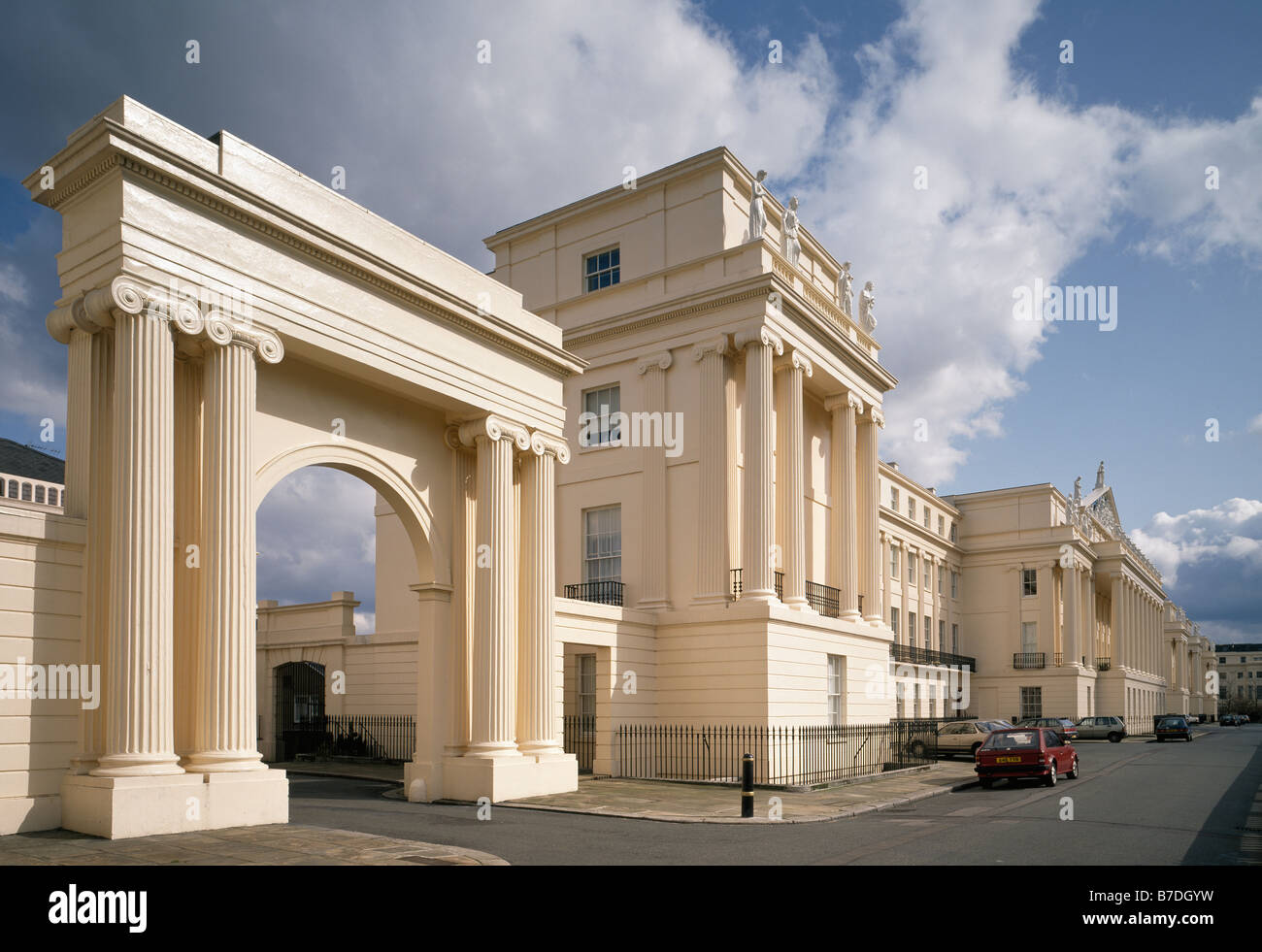 Cumberland Terrasse Regents Park London Stockfoto