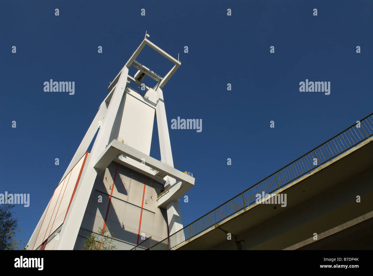 Förderturm IV, Goettelborn, Deutschland, Saarland, Goettelborn Stockfoto