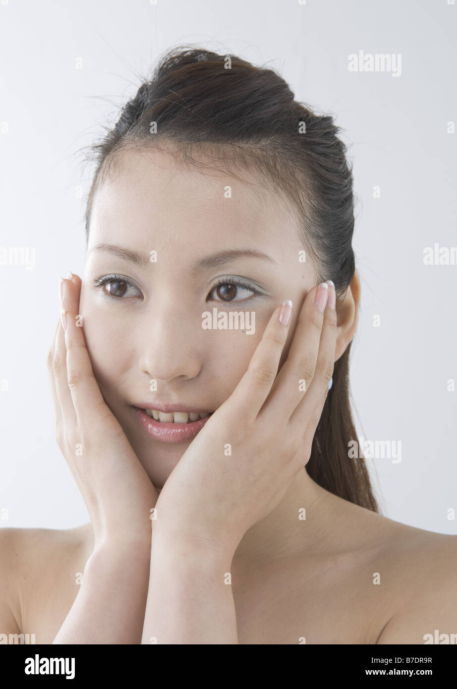 Gesichtspflege Stockfoto