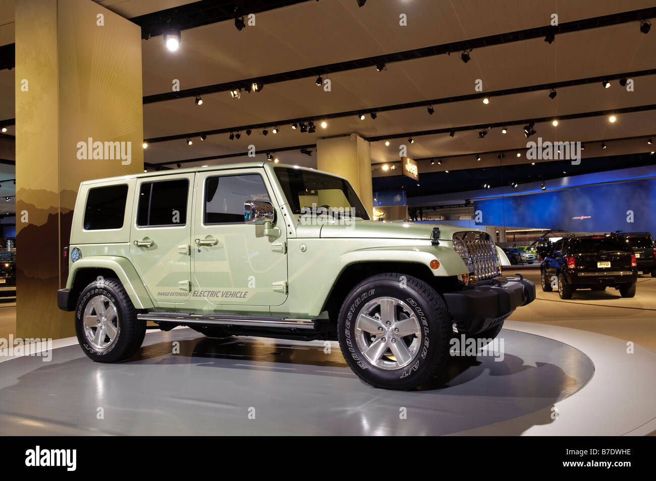 Jeep Patriot EV Hybrid Konzeptfahrzeug auf der 2009 North American International Auto Show in Detroit Michigan/USA Stockfoto