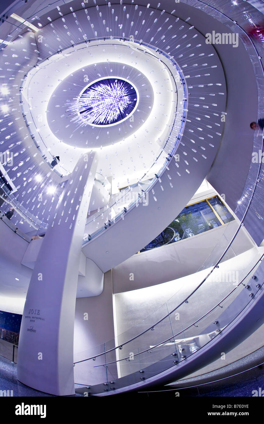Rockefeller Plaza Lobby, am Eingang zum Observation Deck Aufzüge Stockfoto