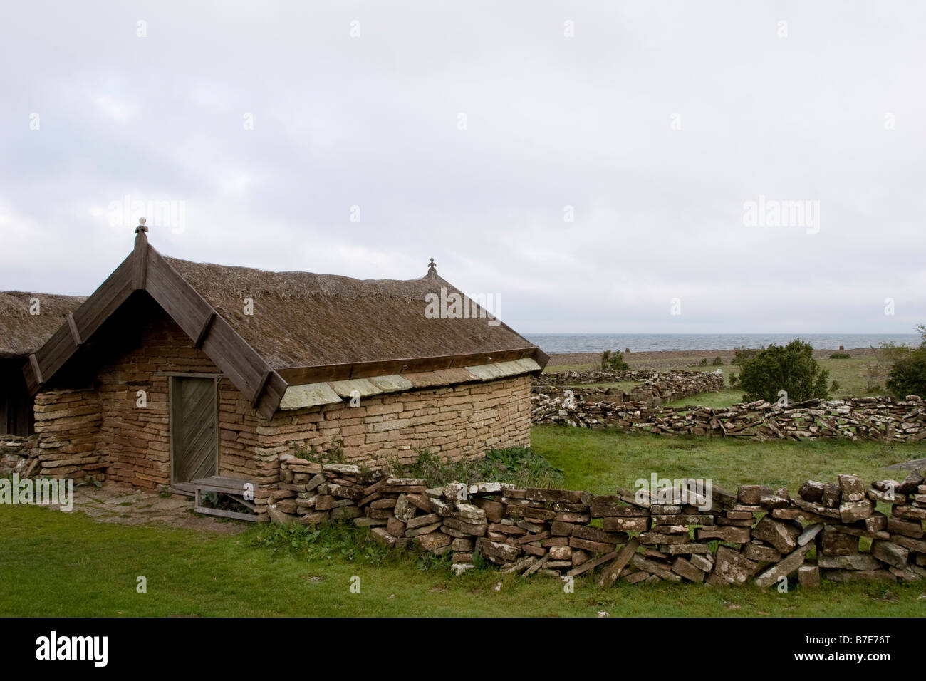 Alten Gebäude auf der Insel Öland Stockfoto