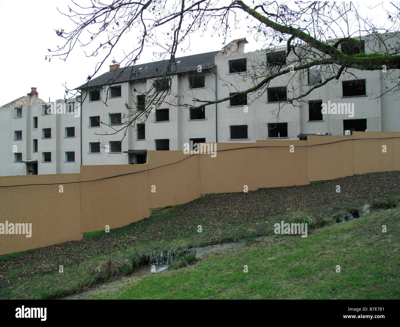 Abriss der alten Wohnung Blöcke Stadt Zürich Kanton Zürich Schweiz Stockfoto