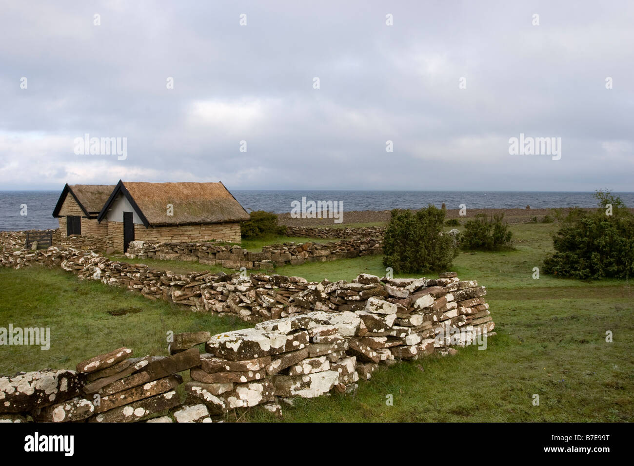 Alten Gebäude auf der Insel Öland Stockfoto