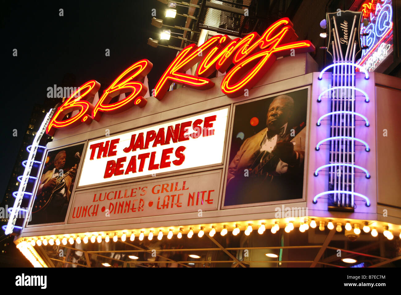 B. B. King Blues Club, New York City, USA Stockfoto