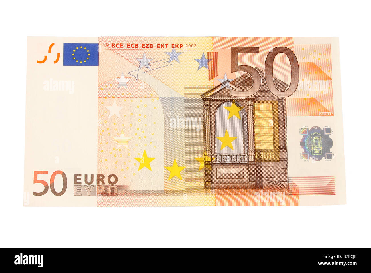 Ein 50 Euro-Banknote. Stockfoto
