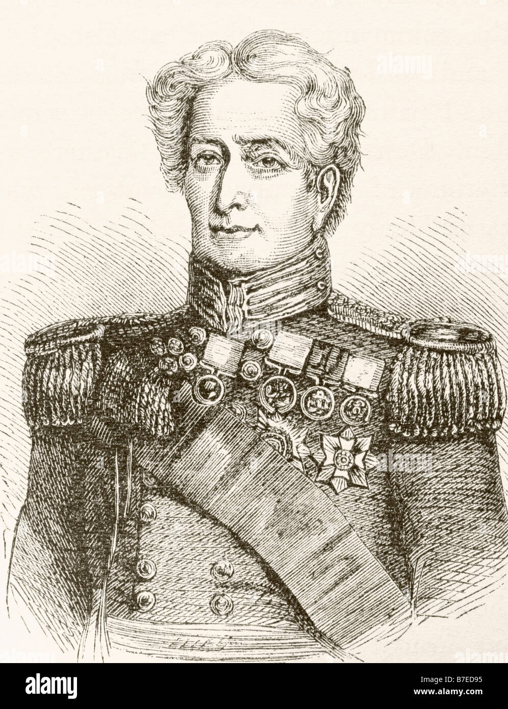 Sir Robert Henry Sale, 1782-1845. Britischer Soldat Stockfoto
