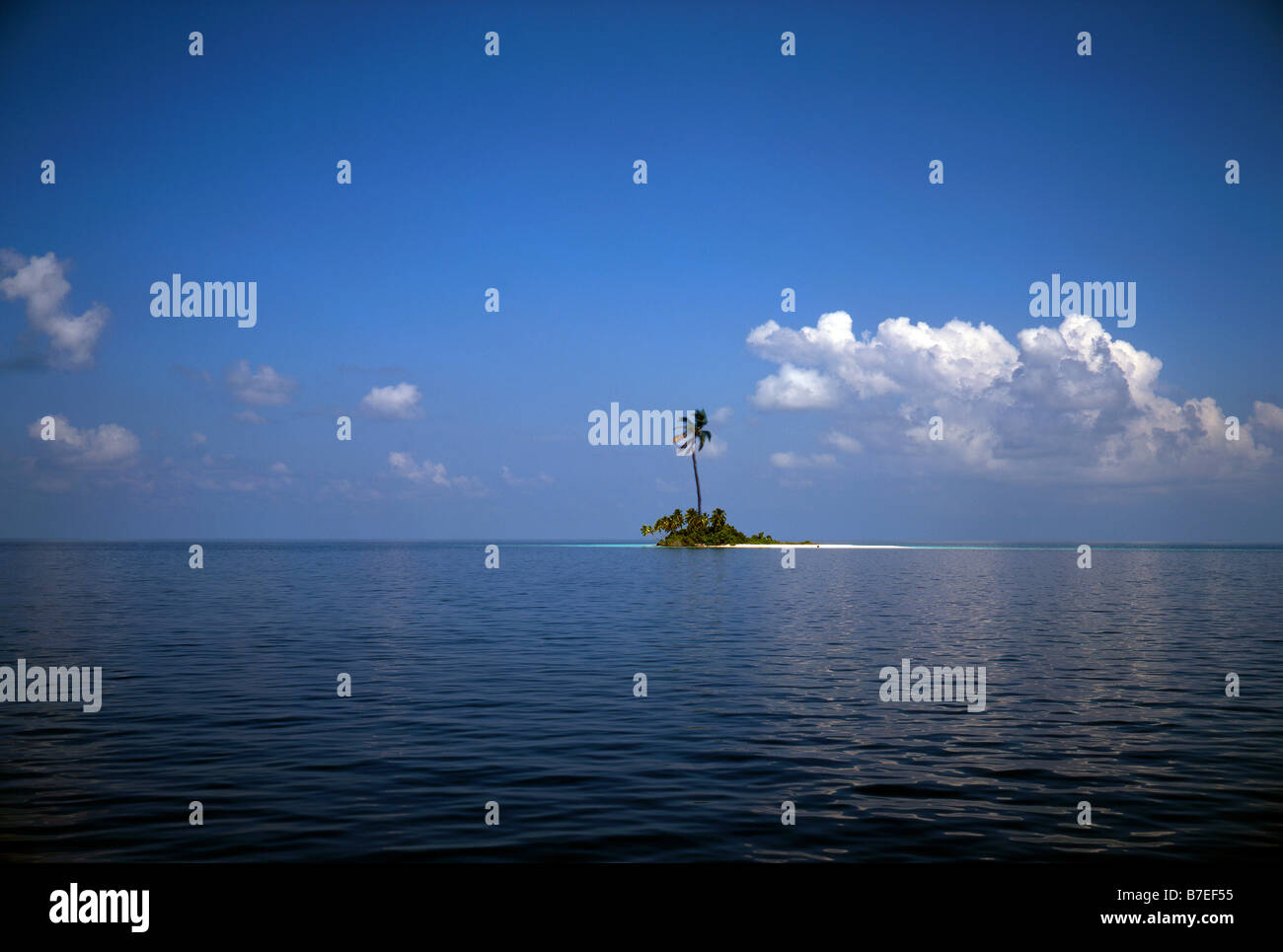einsame Insel Stockfoto