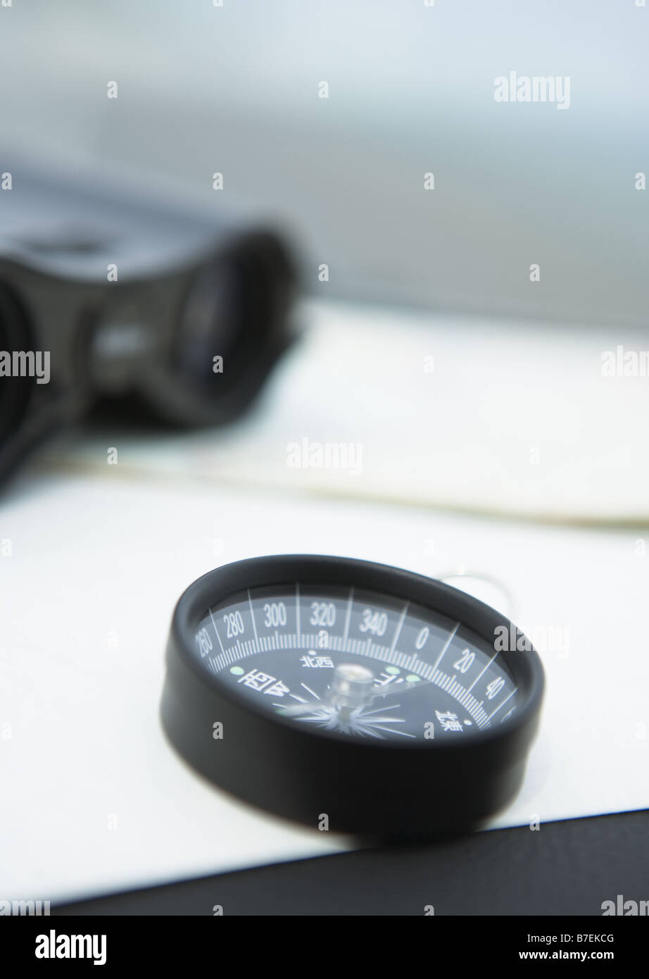 Einen Kompass Stockfoto
