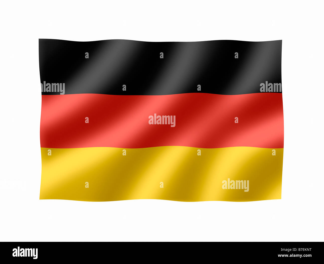Deutschland Deutschland deutsche Flagge Stockfoto