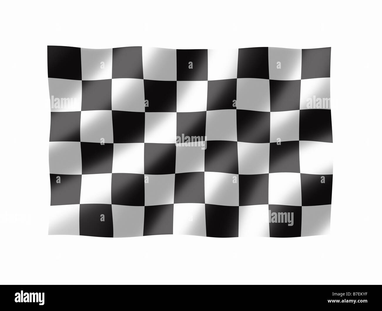 Karierte Flagge Schwarz Weiß Renn Flagge Polyester Kunststoff Start End Flagge