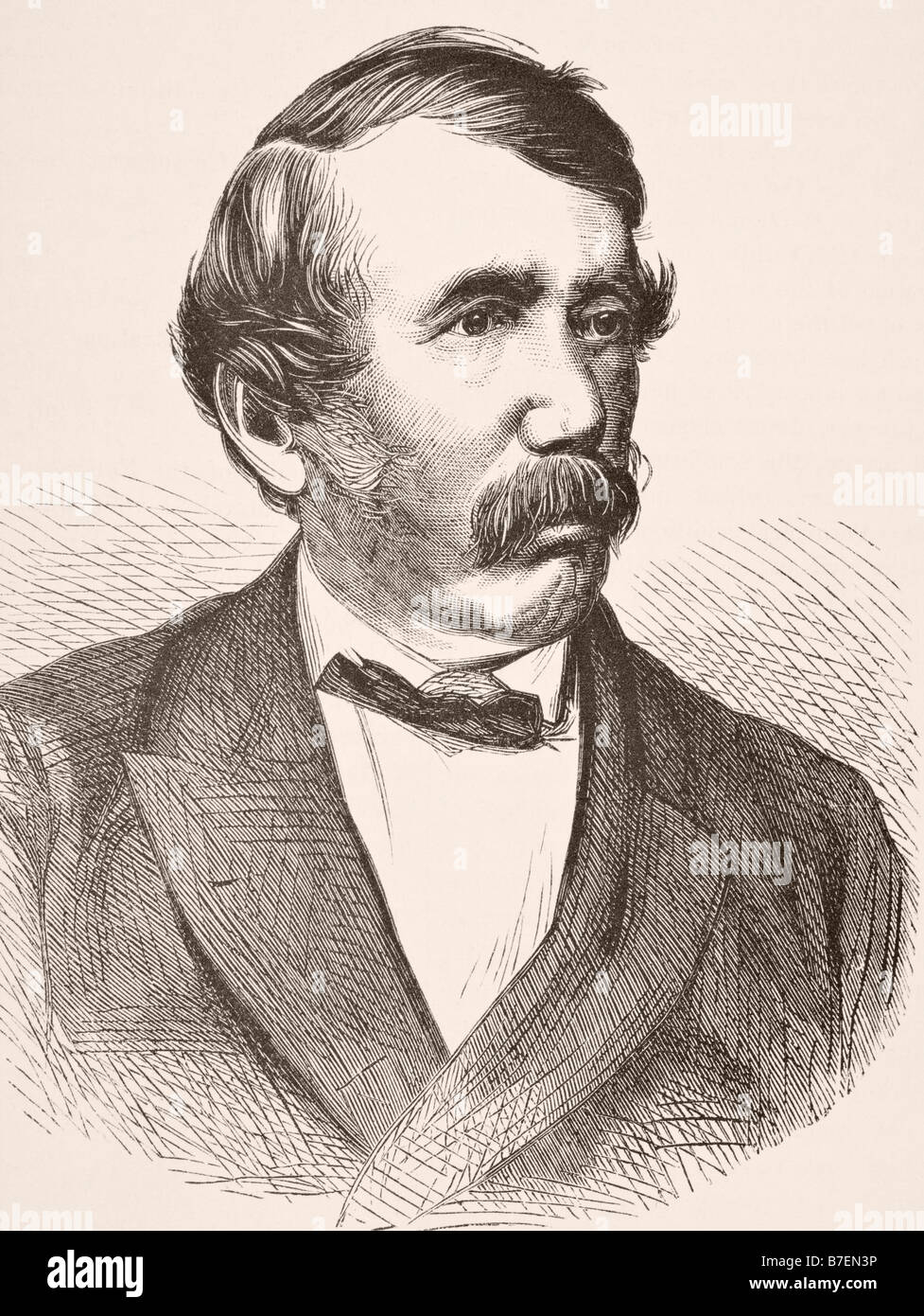 David Livingstone, 1813-1873. Schottischer Missionar und Entdecker. Stockfoto