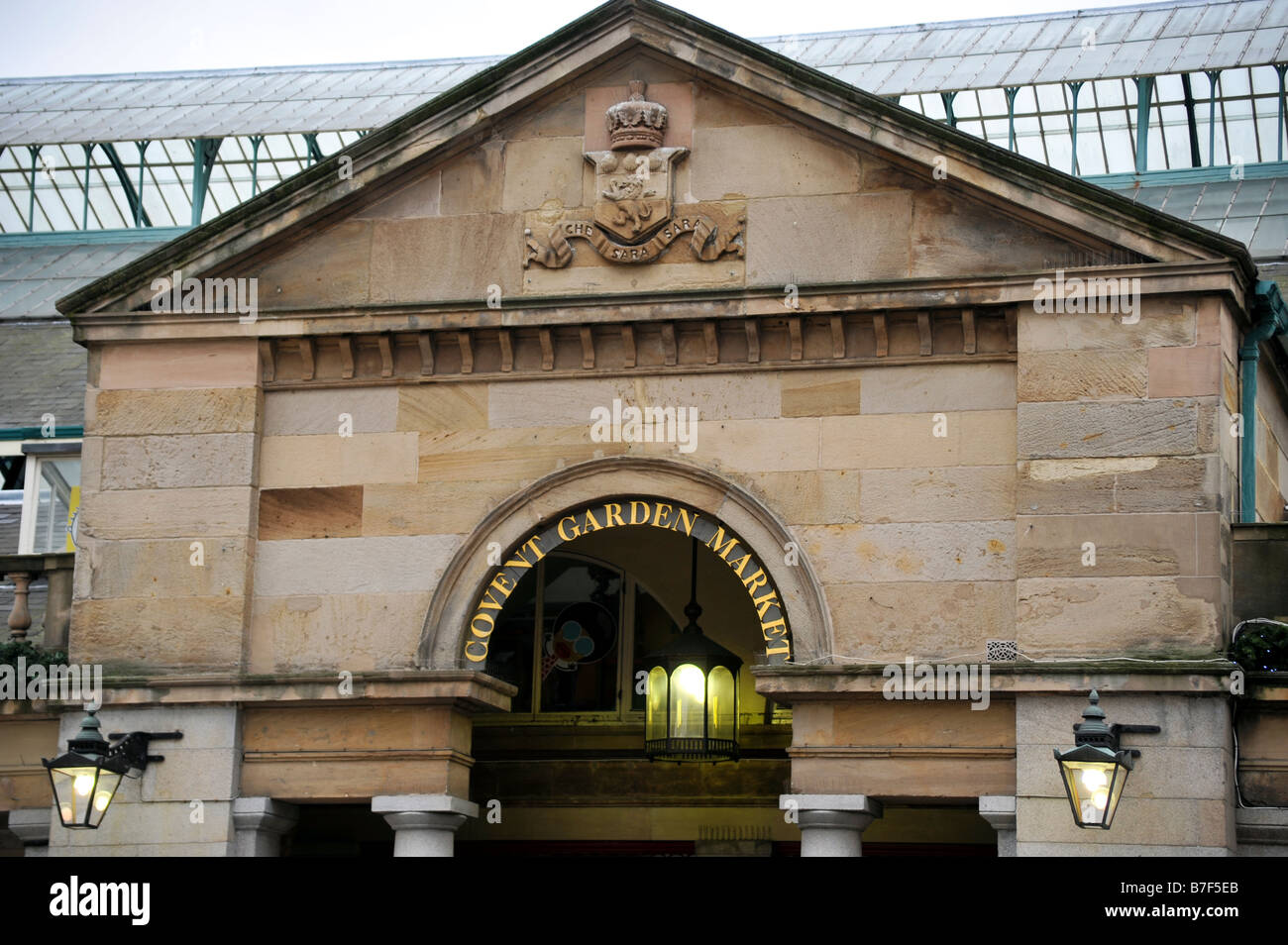 Londoner Covent Garden Eingang Stockfoto