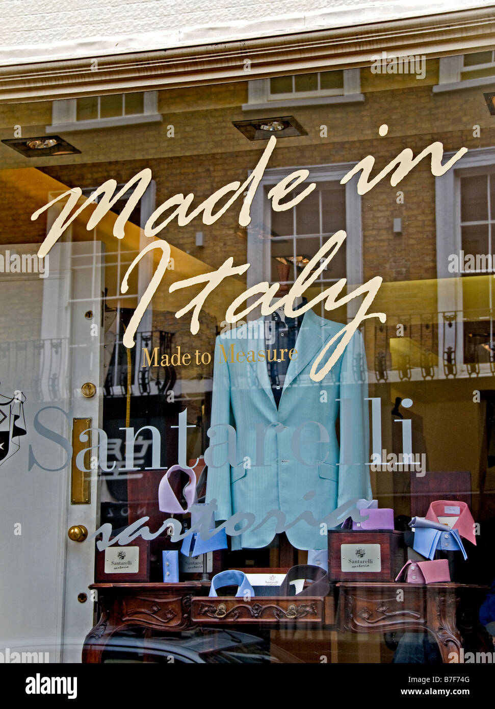 In Italien Santarelli Santoria nach Maß gefertigt Stockfoto