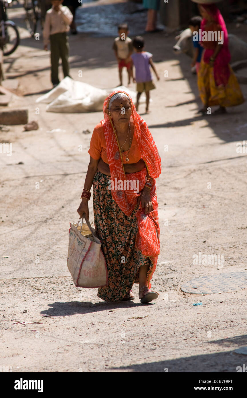 Frau. Jodhpur. Indien Stockfoto