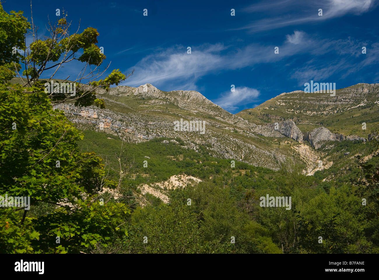 Gorges du Verdon oder Grand Canyon du Verdon in Süd-Ost-Frankreich Stockfoto
