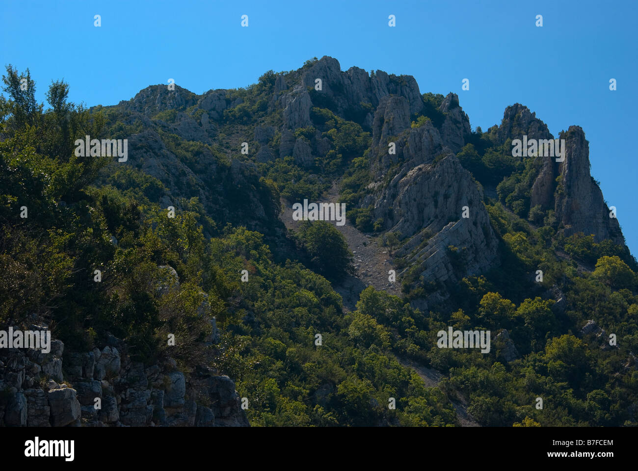 Gorges du Verdon oder Grand Canyon du Verdon in Süd-Ost-Frankreich Stockfoto