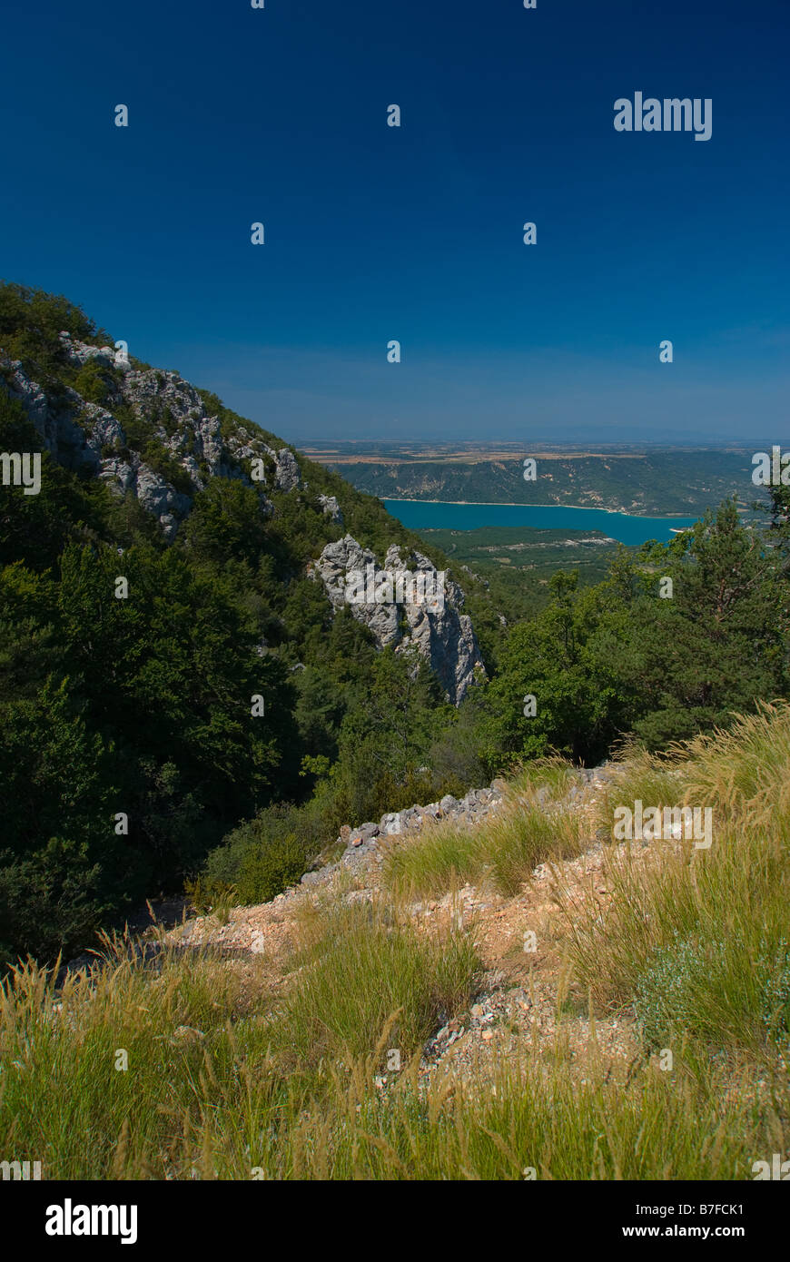 Gorges du Verdon oder Grand Canyon du Verdon in Süd-Ost-Frankreich Stockfoto