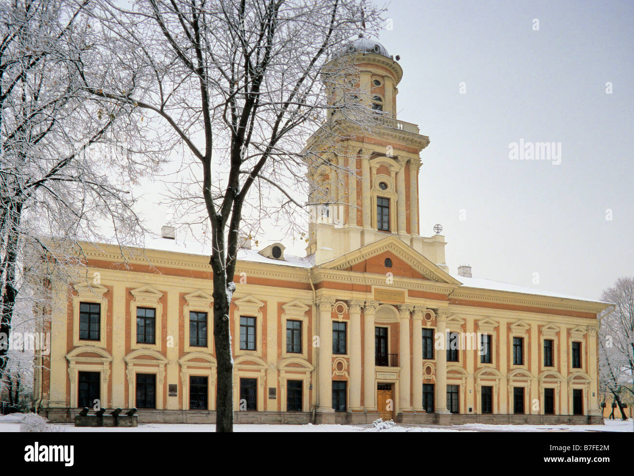 Museum für Geschichte und Kunst in Akademia Petrina in Jelgava Lettland Stockfoto