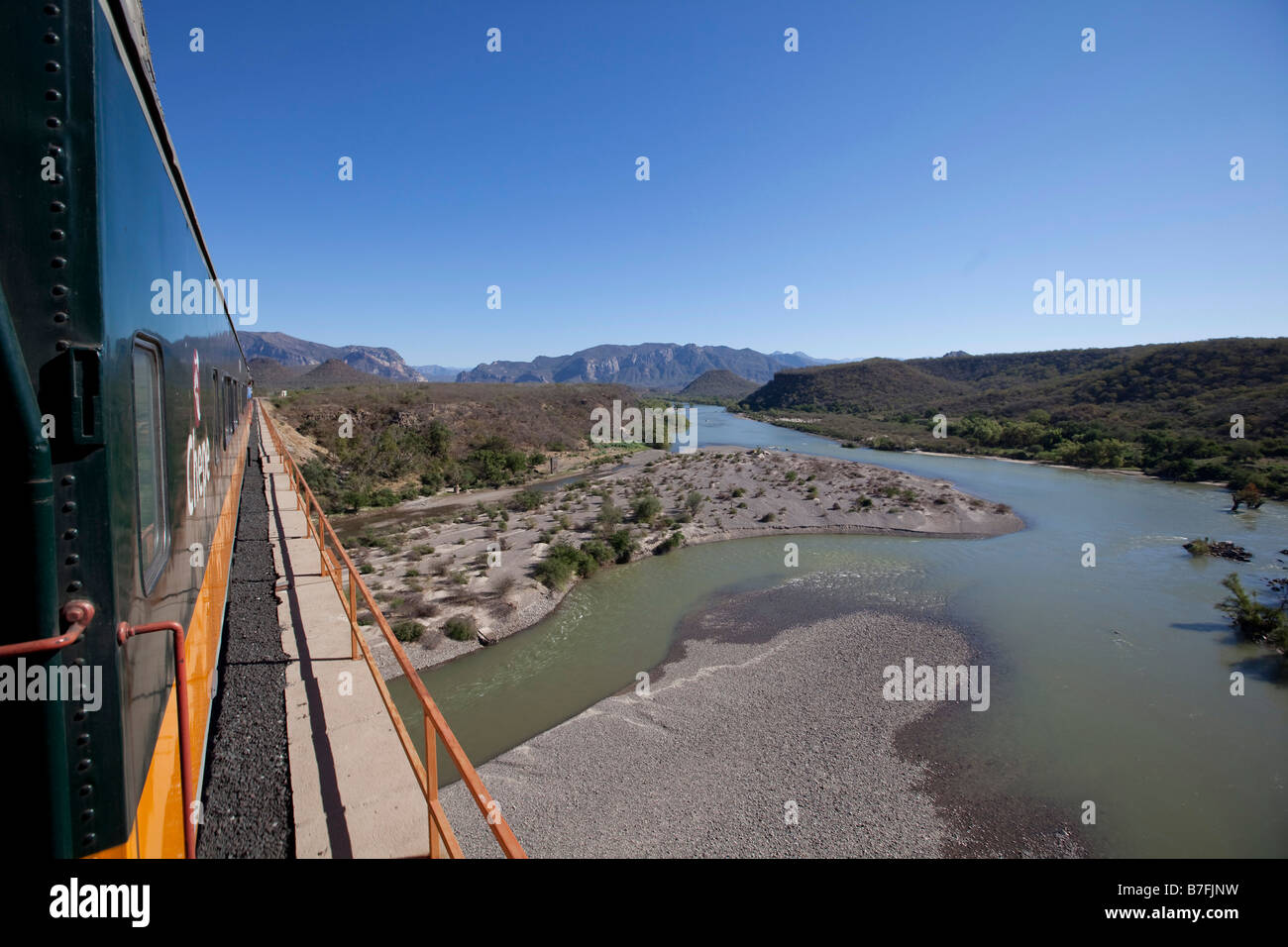 Copper Canyon Zugreise Chihuahua Mexiko Stockfoto