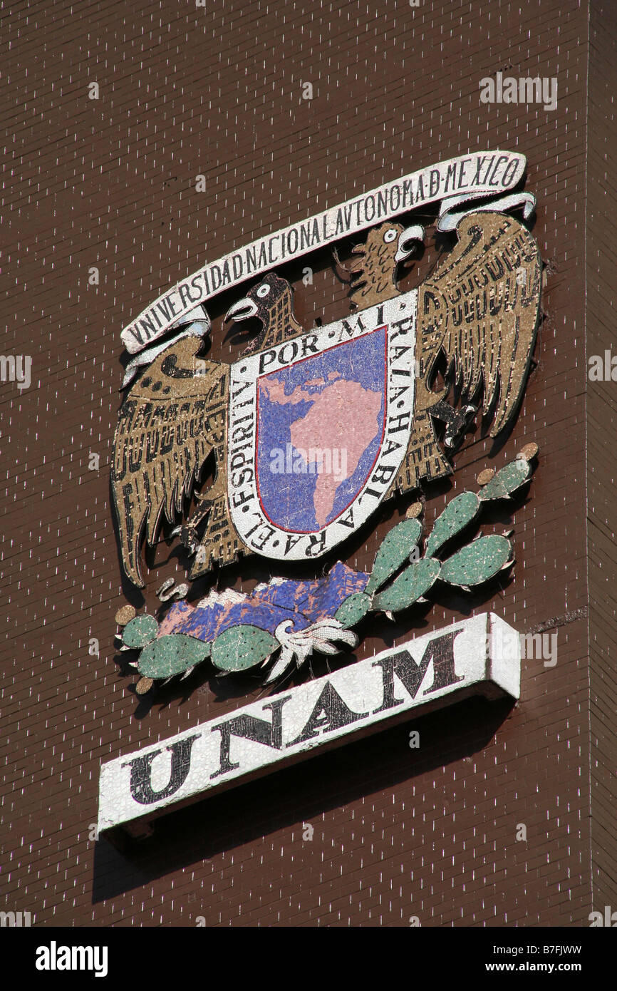 UNAM-logo Stockfoto