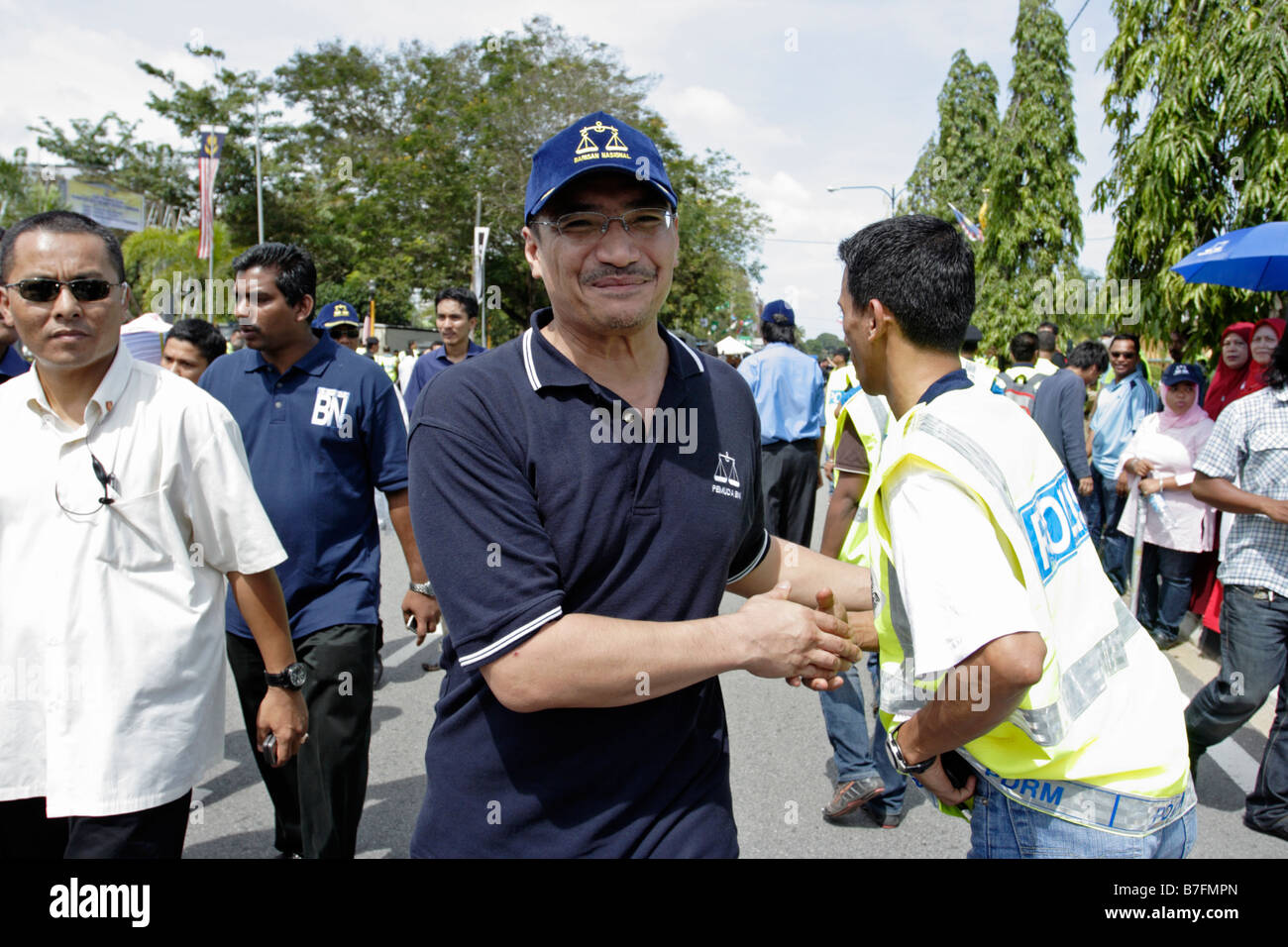 Die Bildungsminister von Malaysia, Datuk Hishammuddin. Stockfoto