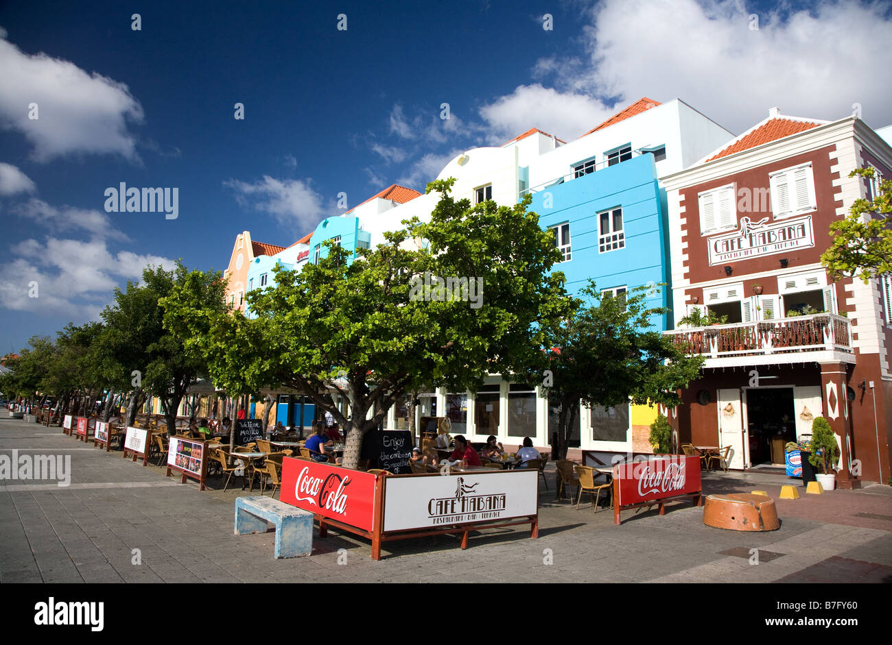 Willhemstad Stadt, Curacao, Niederländische Antillen Stockfoto