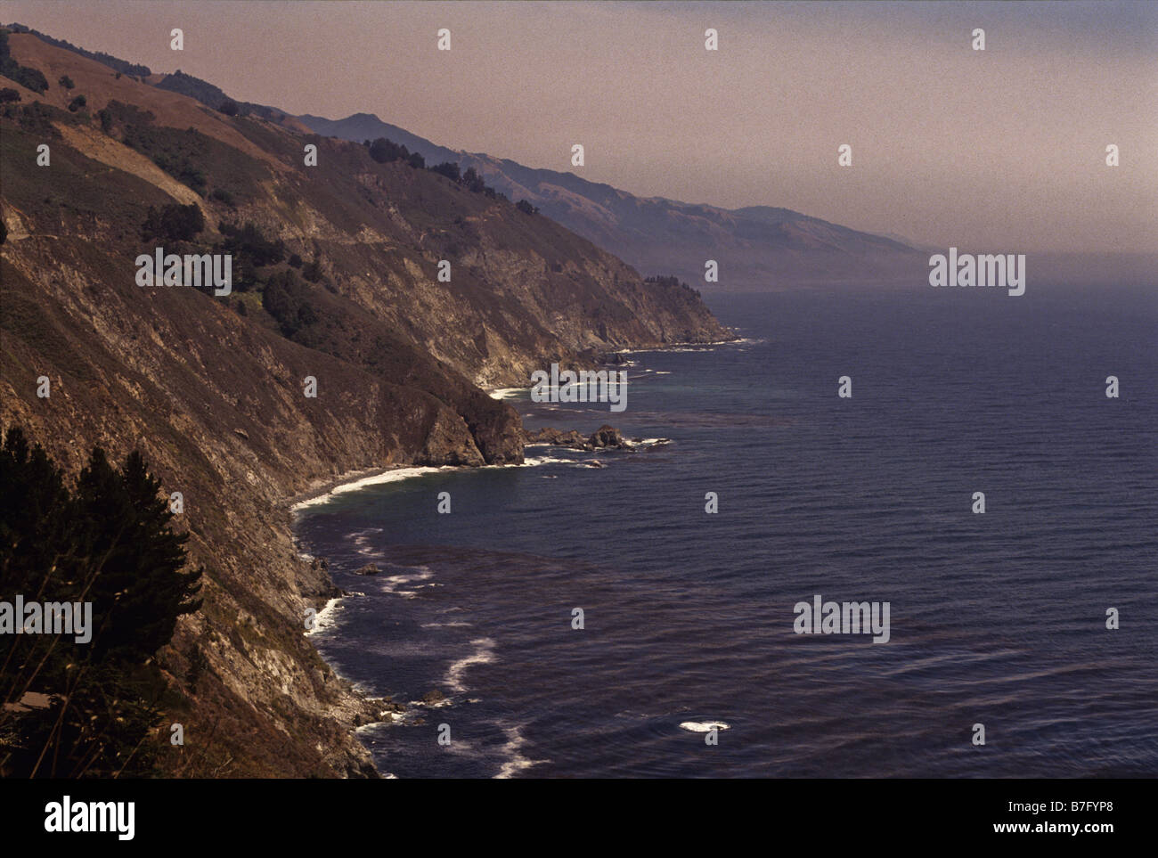 Pazifik-Zentral-Kalifornien Stockfoto