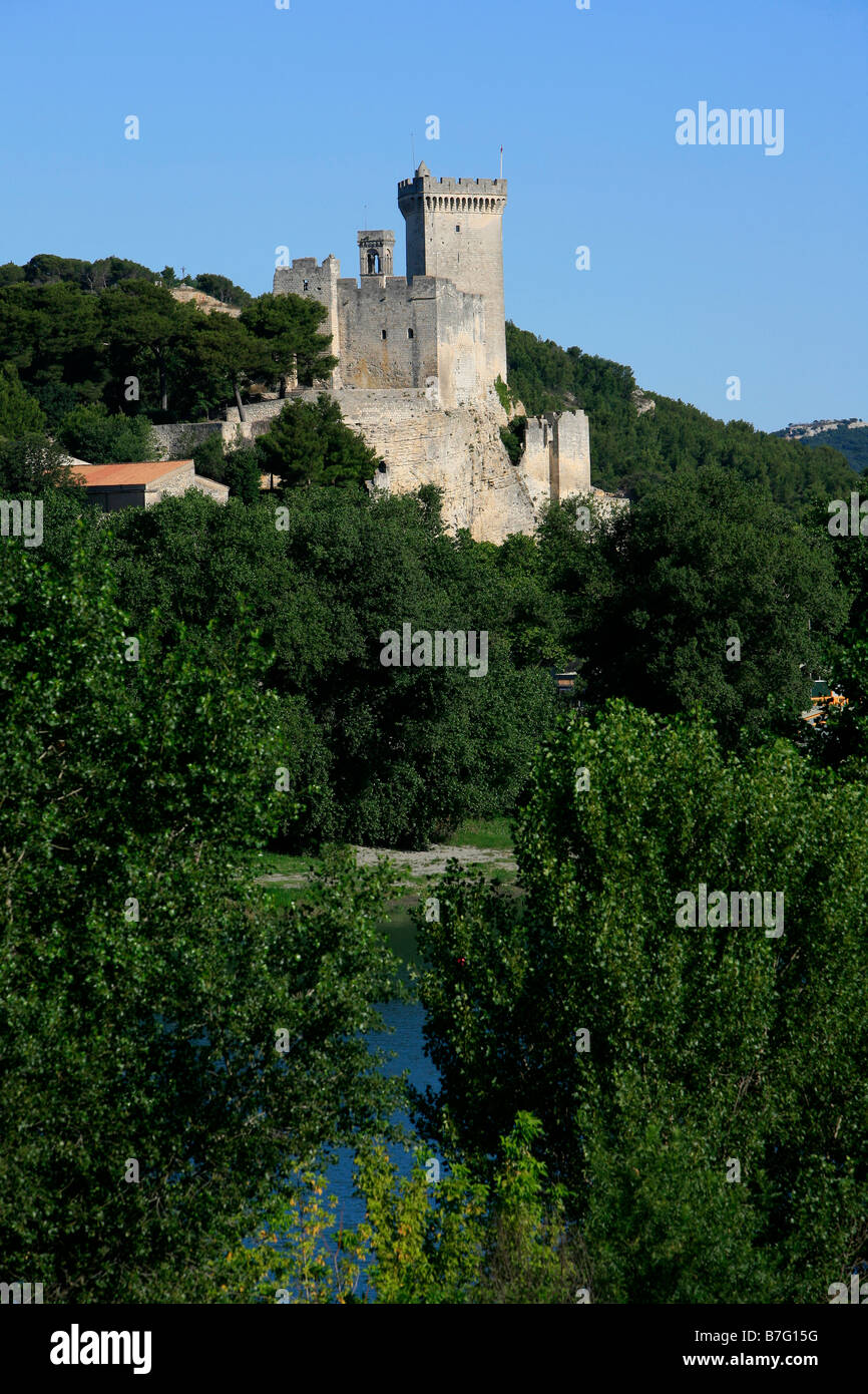 Beaucaire Schloss in Frankreich Stockfoto