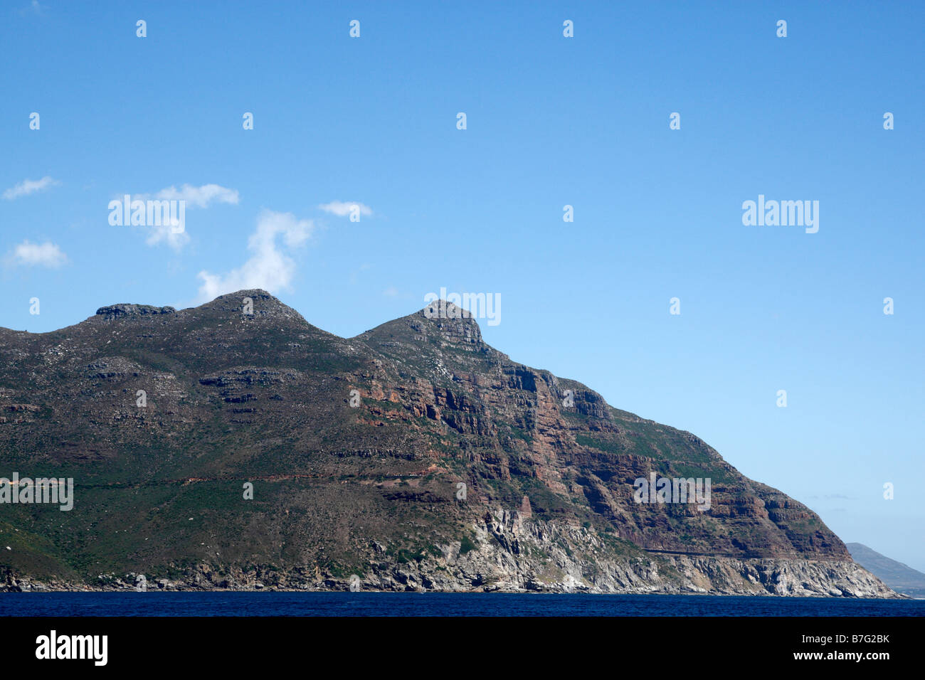 Chapmans Peak von Hout bay der berühmten Straße und Fahrt umarmt diese Landzunge Cape Town-Südafrika Stockfoto