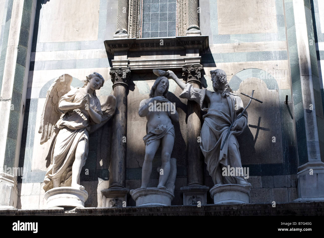 Das Baptisterium San Giovanni in Florenz Stockfoto